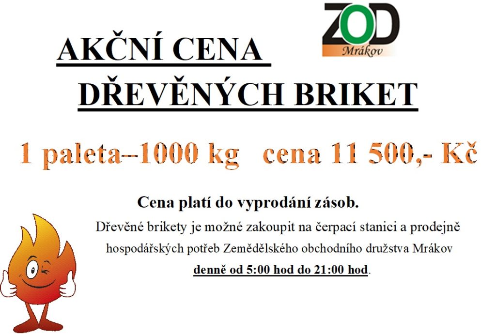 brikety březen 2023