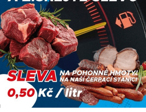 Sleva na pohonné hmoty na naší čerpací stanici